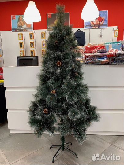 Елки искусственные. Гирлянды. Игрушки новогодние