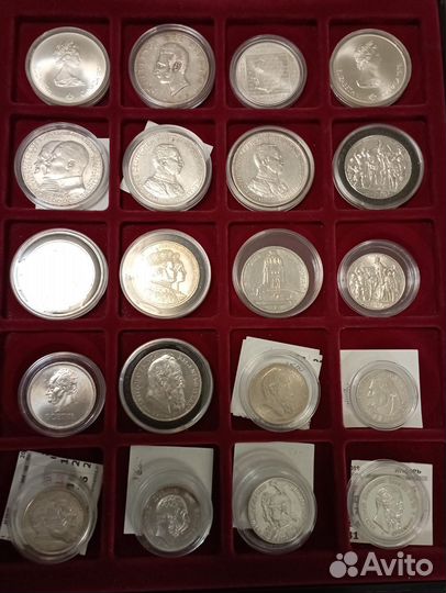 Монеты серебро