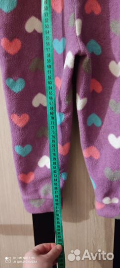 Комбинезон флисовый 104-110 на девочку