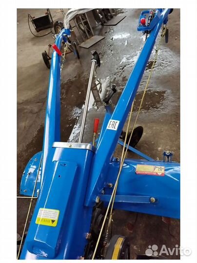 Мотоблок с водяным охлаждением +активная фреза