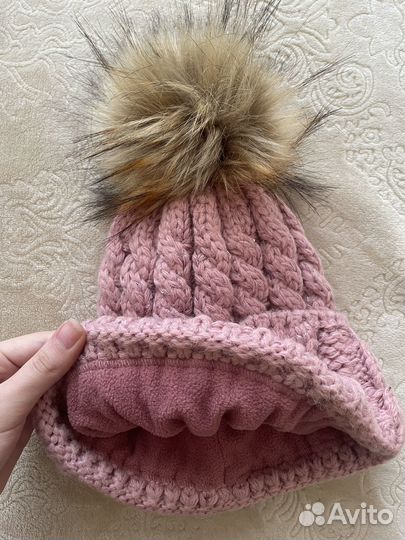 Шапки новые утепленные двойные и на флисе