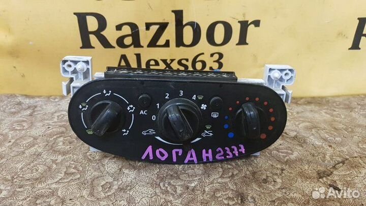 Блок управления печкой Renault Logan 1.6 2013