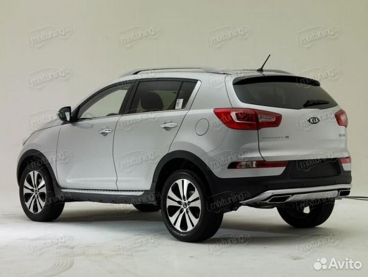 Накладки на бампера Kia Sportage 3 2010-2013 (OEM)