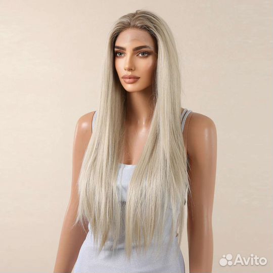 Новый Парик блонд, длинный, на сеточке. Продаю