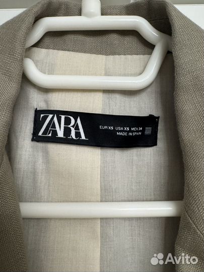 Пиджак Zara, лён, р.44