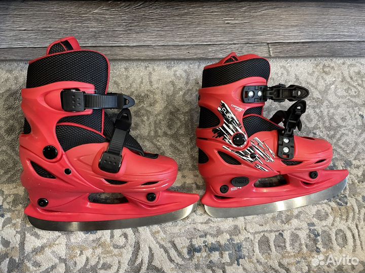 Коньки новые детские раздвижные nordway