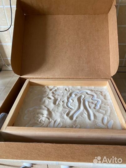 Рисование песком