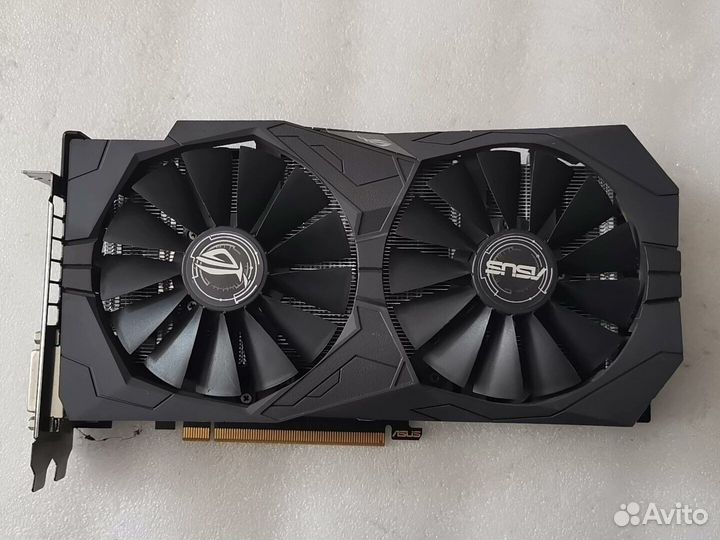 Видеокарта asus AMD Radeon RX 470 strix