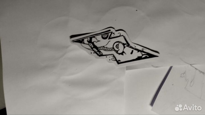 Стикеры ручной работы