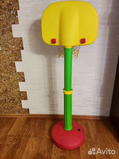 Детский баскетбольный щит стойка кольцо