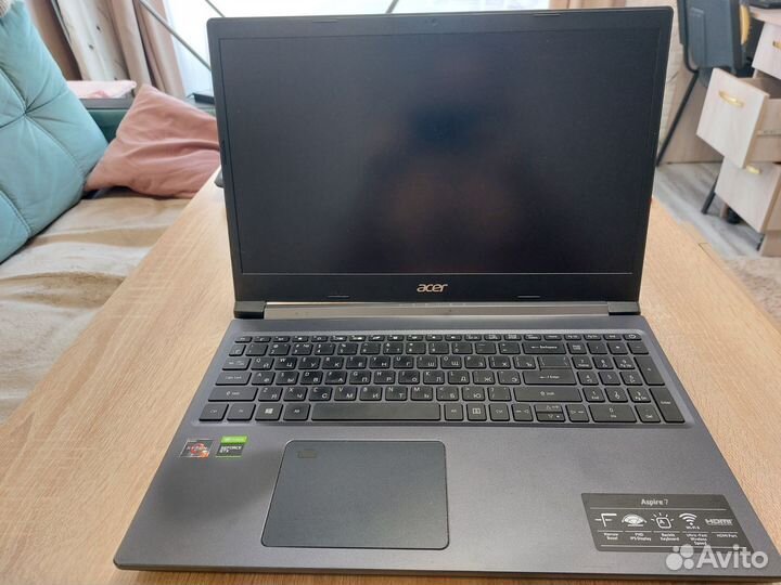 Ноутбук Acer Aspire 7 A715-41G-R72L на запчасти