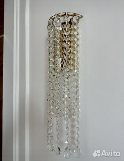 Настенный светильник бра хрусталь