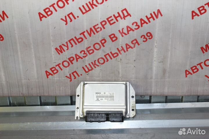 Блок управления двигателем эбу Туксон 1 2.0л D4EA