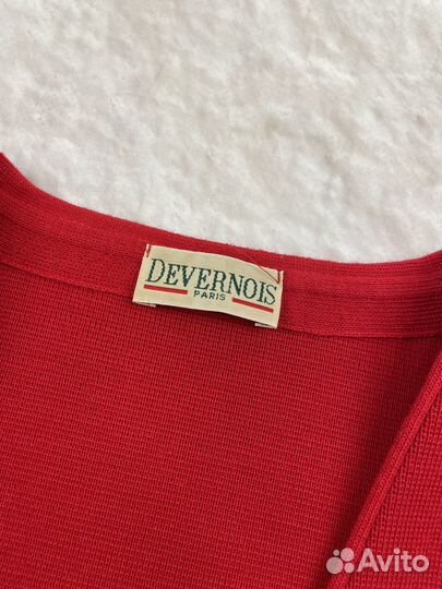 Винтажный кардиган Devernois Paris шерсть L