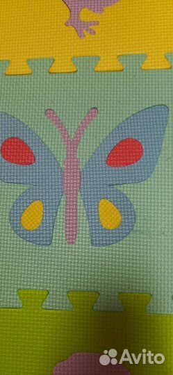 Развивающий коврик пазл пенка