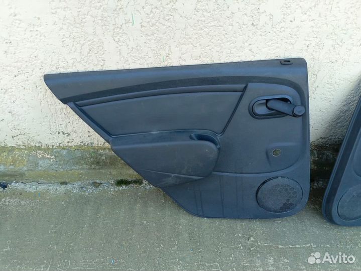 Обшивки дверей renault sandero