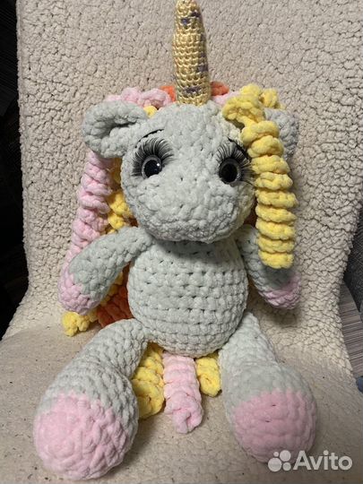 Плюшевые вязаные игрушки на заказ и в наличии