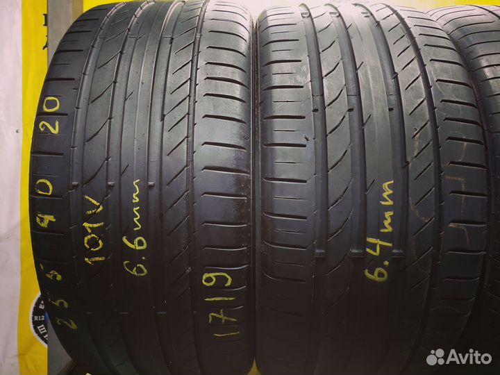 Continental ContiSportContact 5P 255/40 R20 и 285/35 R20 101V