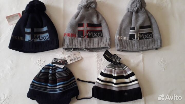 Новые шапки шарфы варежки перчатки MaxiMo и др