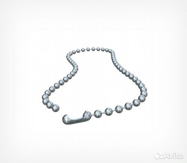 Цепь в отрезках 150мм ball chain шар металл с замк