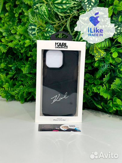 Чехол Karl Lagerfeld для iPhone 14 Pro Max Black