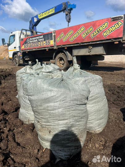 Чернозем в мешках