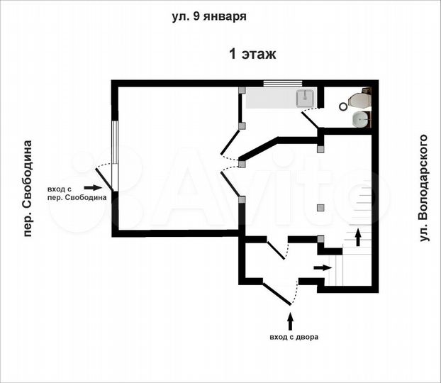 Свободного назначения, 75 м²