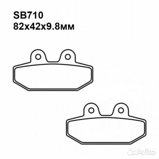 Puller SB710 Тормозные колодки