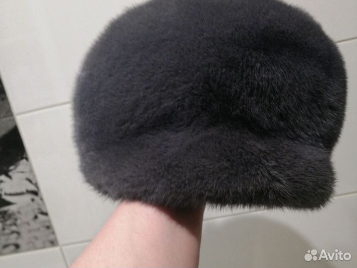Берет, шапочки женские, норковая шапочка