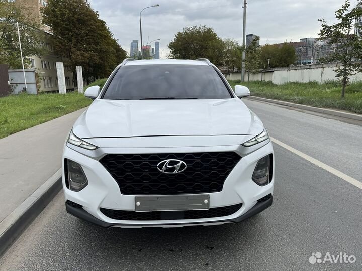Hyundai Santa Fe 2.0 AT, 2018, 39 000 км