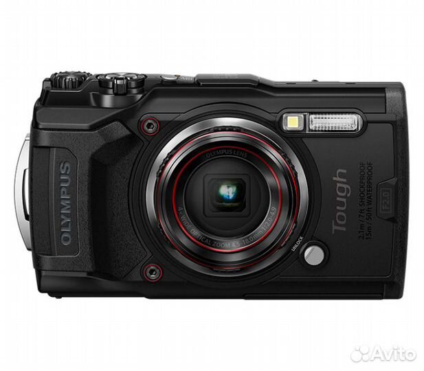 Компактный фотоаппарат Olympus Tough TG-6, черный