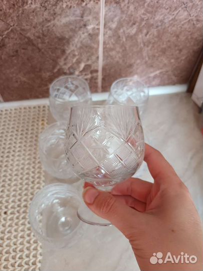 Хрустальные фужеры бокалы дятьково