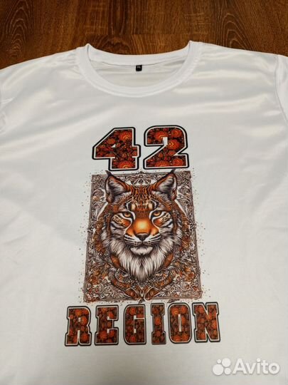Футболка 42 регион (Рысь)