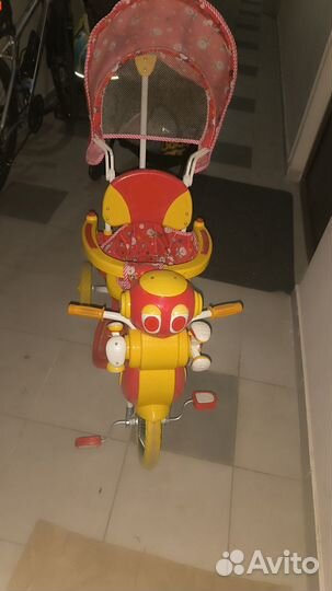 Детский трёхкратный велосипед