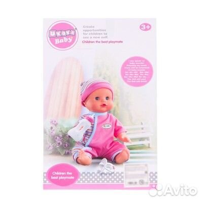 Пупс функциональный «Ангелочек» со звуковыми эффек