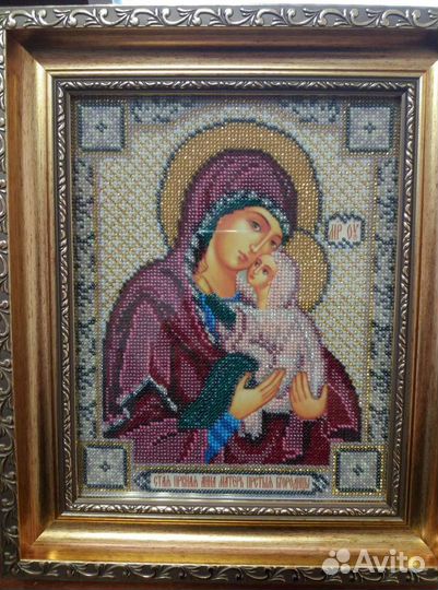 Вышивка бисером иконы