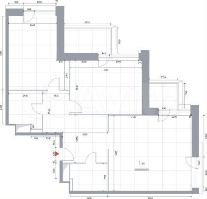 2-к. апартаменты, 111,1 м², 12/29 эт.