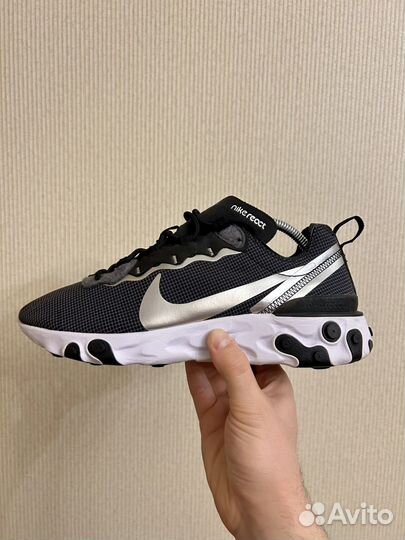 Кроссовки Nike React Element 55 “Black Metallic”