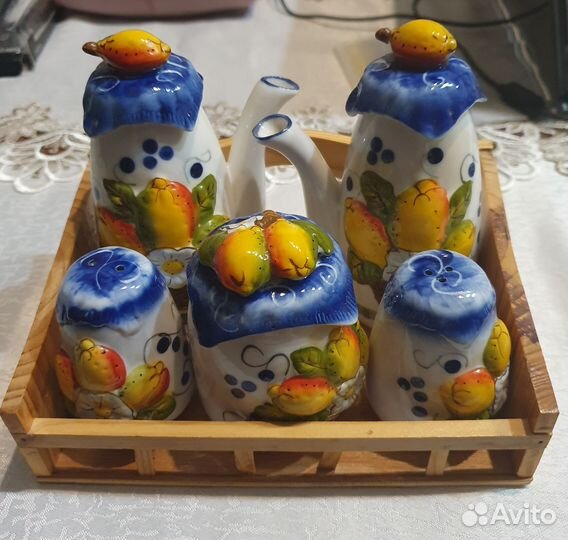 Набор для специй керамика