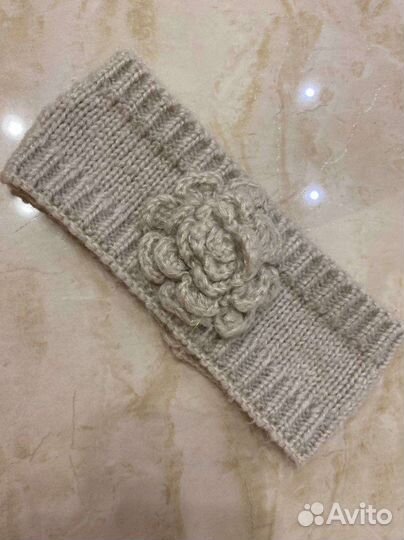 Вязаная повязка на голову