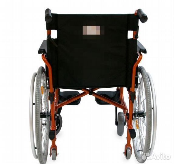 Коляска инвалидная с транзитными колёсами 514A-1