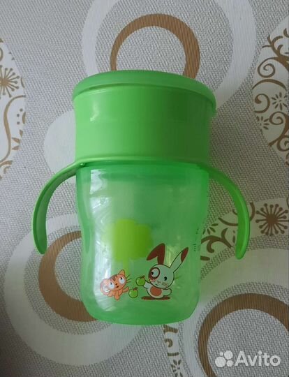 Чашка поильник Avent 260ml 9м+