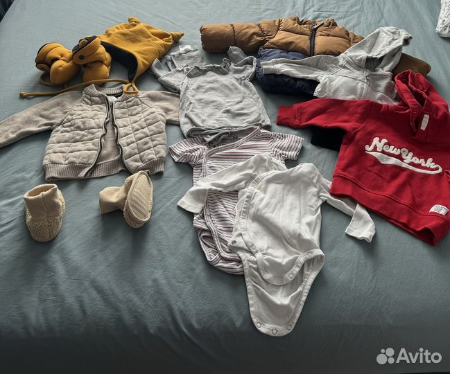 Детские вещи zara hm пакетом