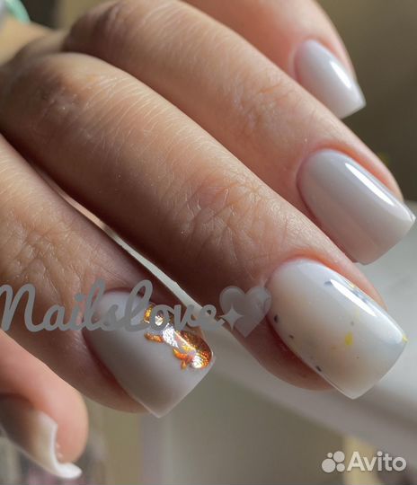 Аппаратный маникюр с покрытием гель лак