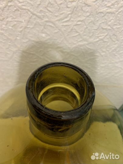 Бутыль стеклянная