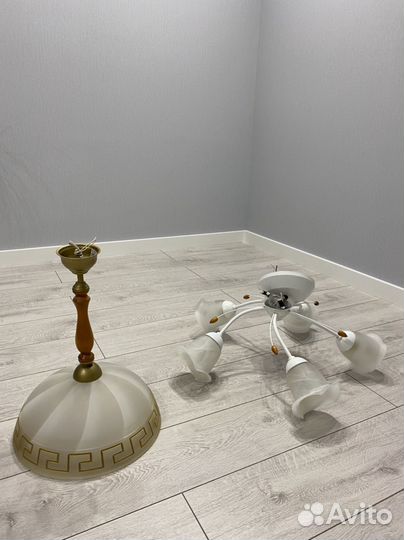 Люстра потолочная бу