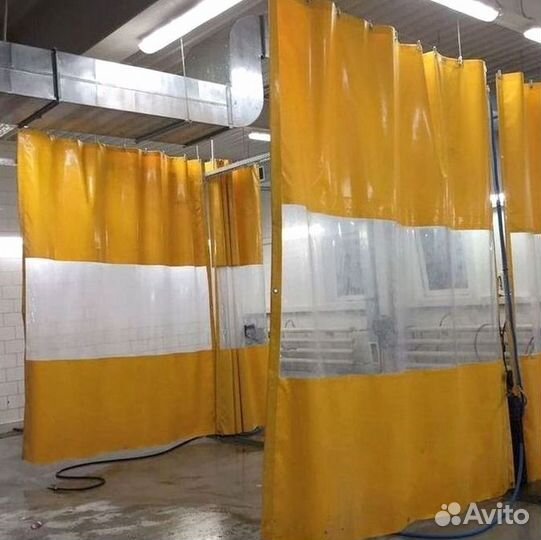 Шторы для автомойки, шторы пвх