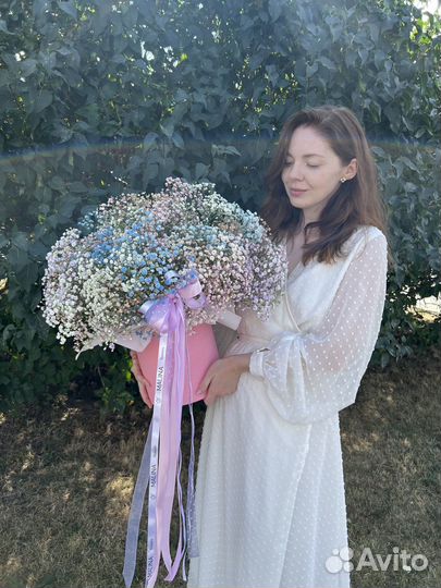 Гипсофила букет цветы