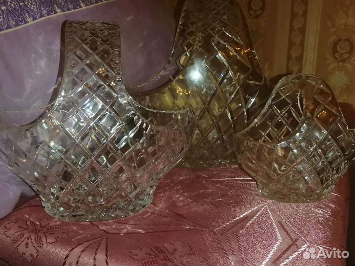 Хрустальная конфетница