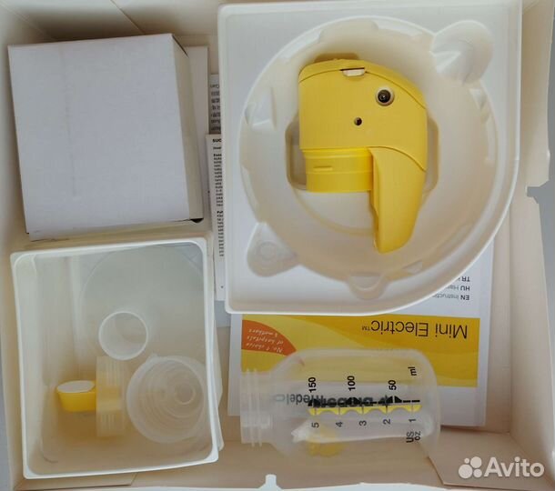 Молокоотсос Medela minielectric+бутылочкаPigeon